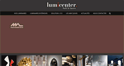 Desktop Screenshot of lumicenter.fr