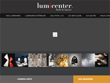 Tablet Screenshot of lumicenter.fr